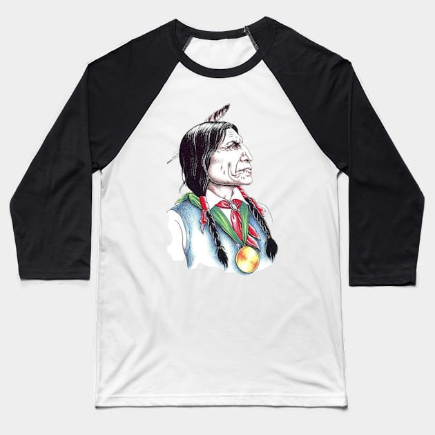 Native American Baseball T-Shirt by lemirbashir